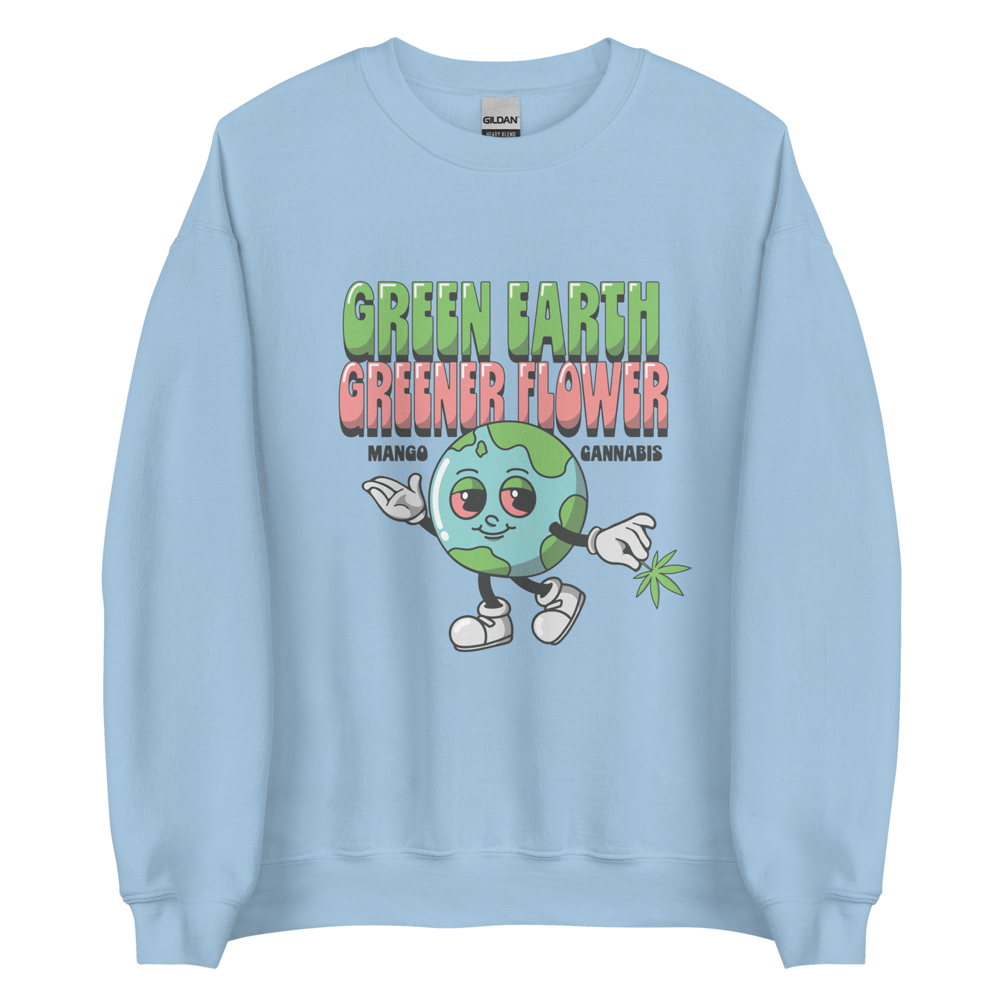 Green Earth Greener Flower Sweatshirt