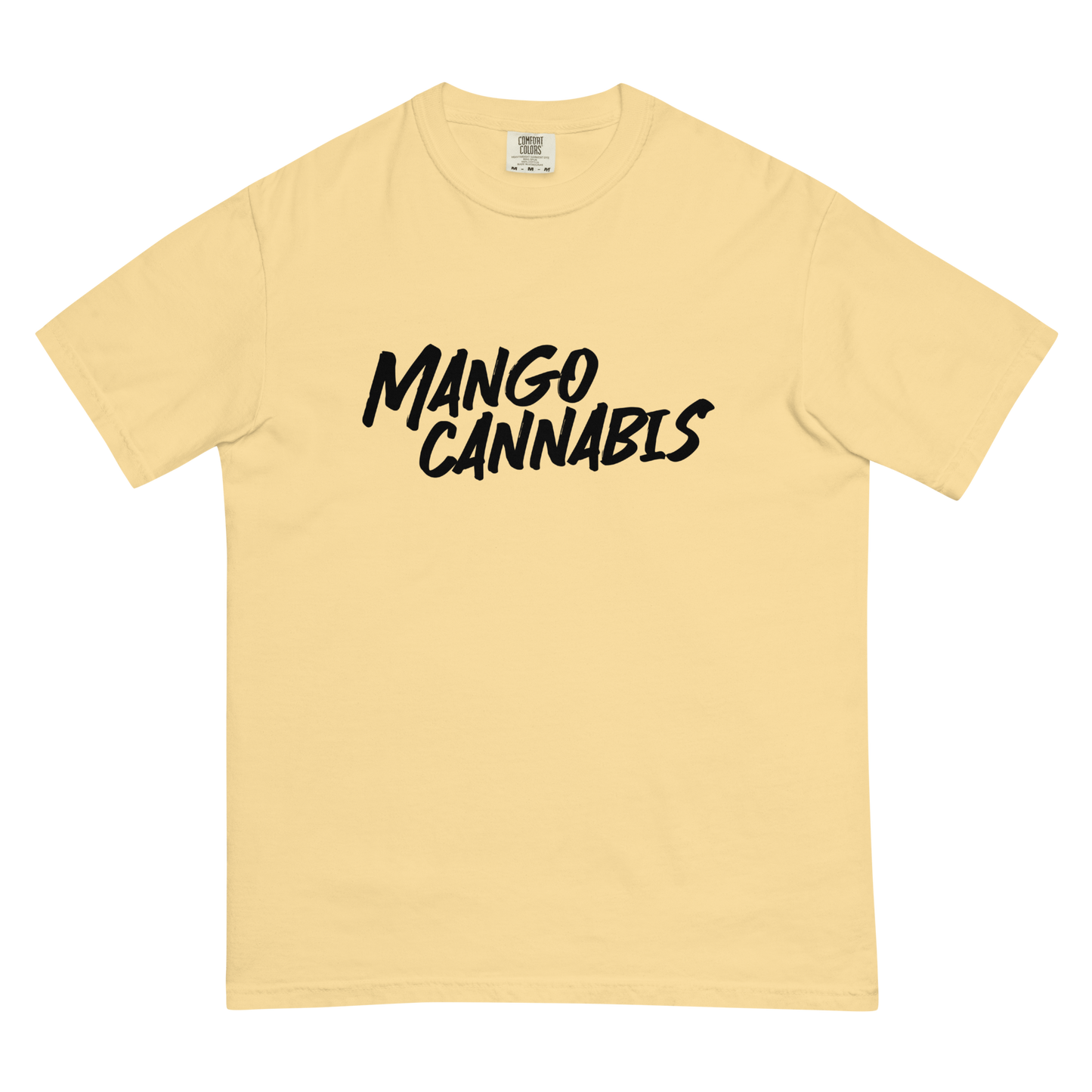 Black Brush Mango Cannabis Tee