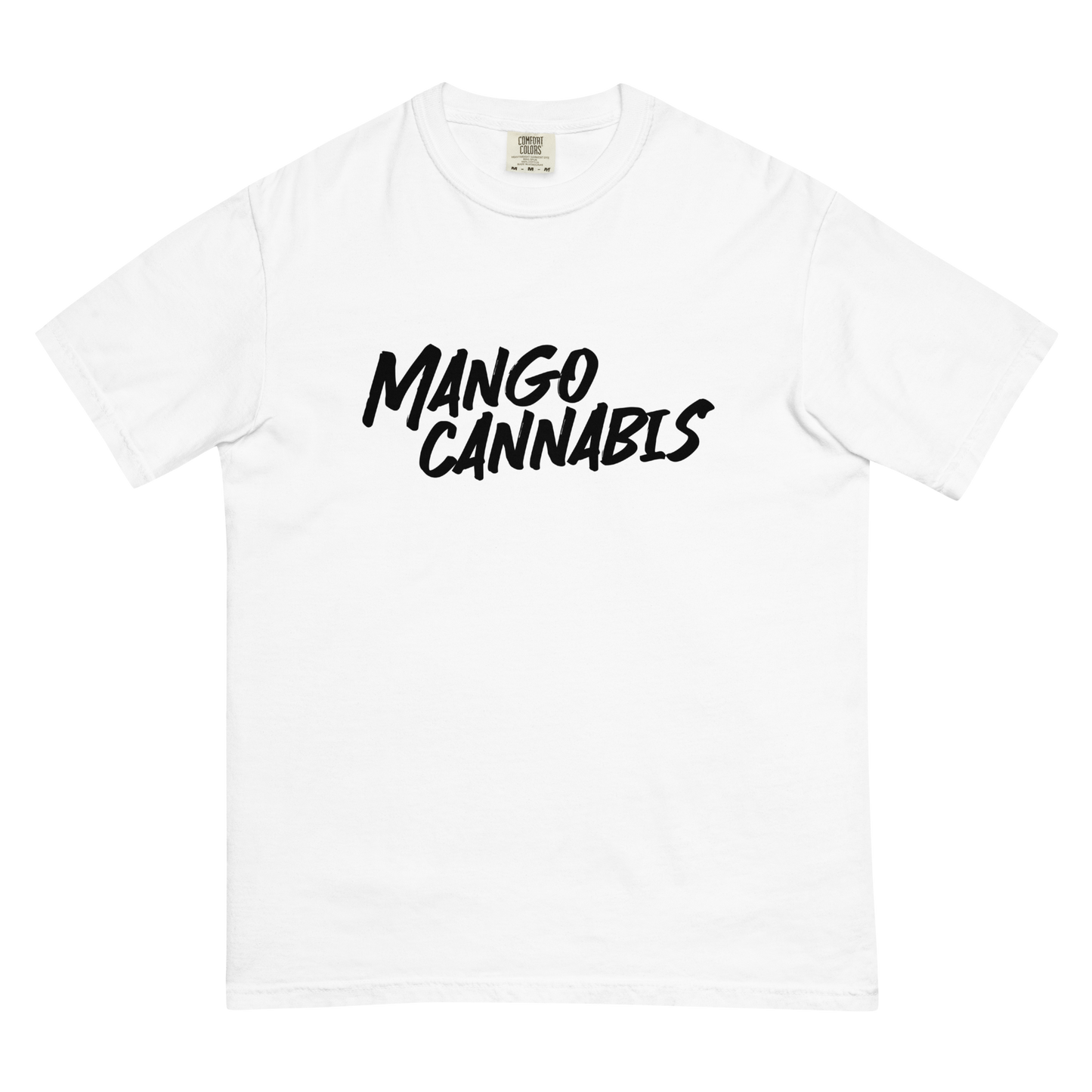 Black Brush Mango Cannabis Tee