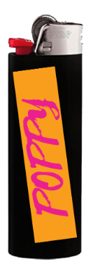 Poppy Bic Lighter