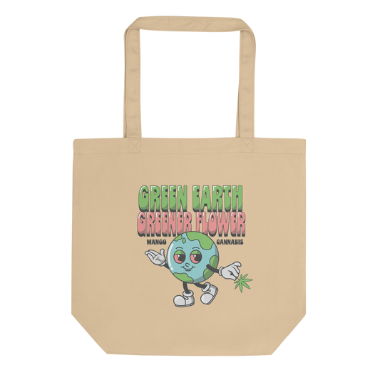 Green Earth Greener Flower Tote