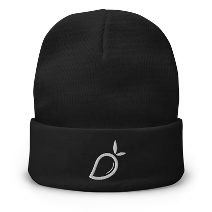 Mango Cannabis Logo Embroidered Beanie