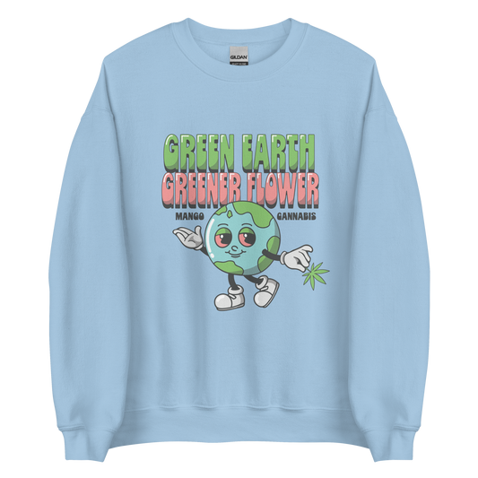 Green Earth Greener Flower Sweatshirt