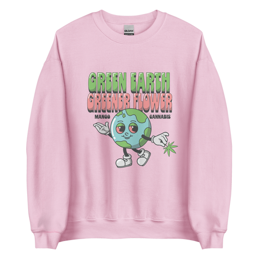 Green Earth Greener Flower Sweatshirt