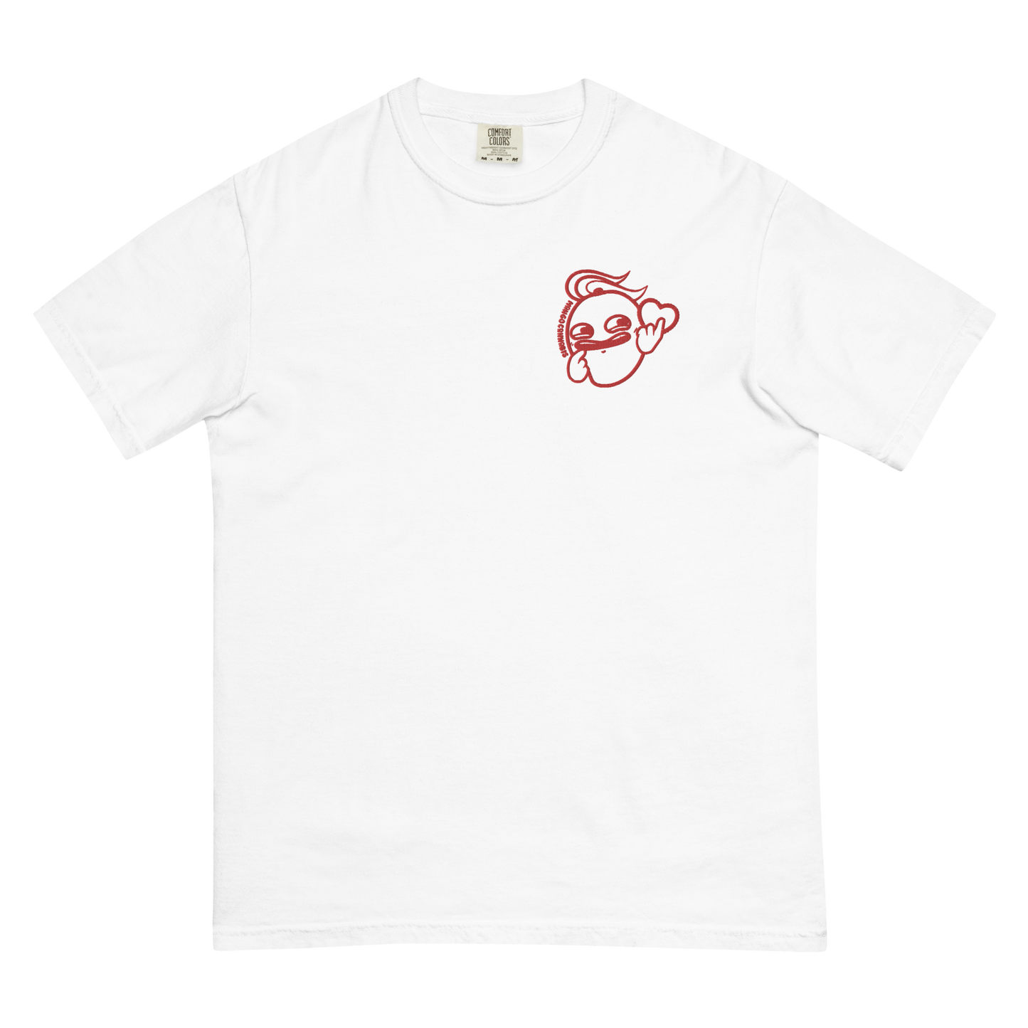 Loverboy Mango Tee - Embroidery Red