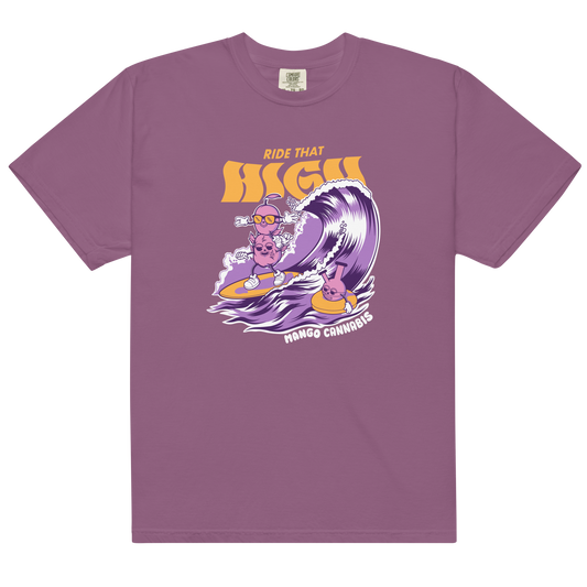 420 Ride That High Tee in Purple Sunset