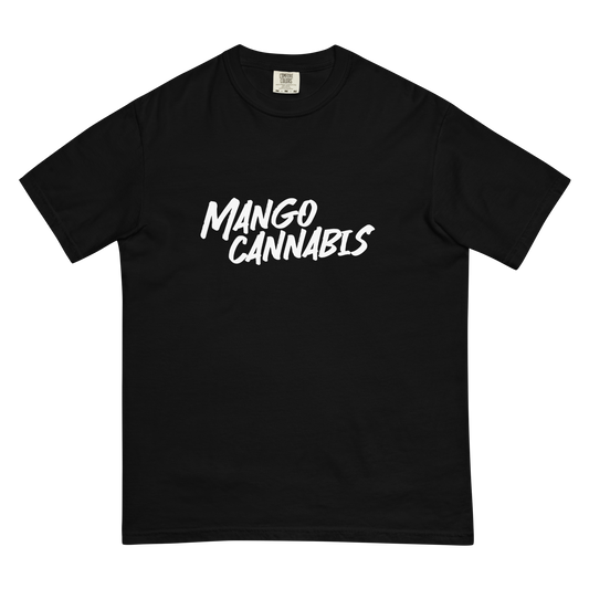 White Brush Mango Cannabis Tee