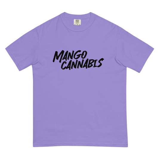 Black Brush Mango Cannabis Tee